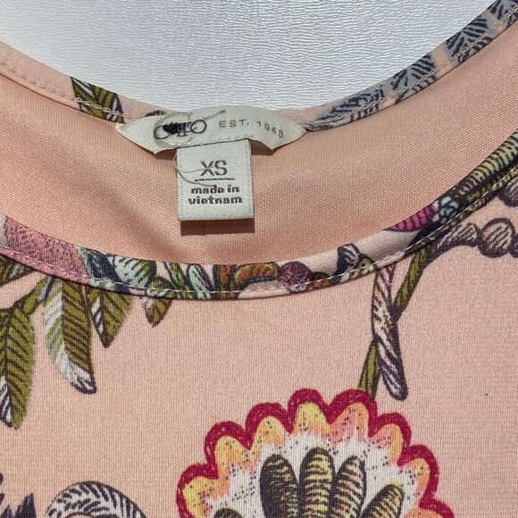 Cato Women's Multicolor Floral Round Neck Pullover Sleeveless Dress Size XS NWT - Picture 7 of 13